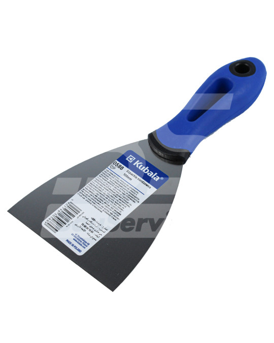 Spatule 100 mm manche inox caoutchouté bleu Kubala (0588) photo