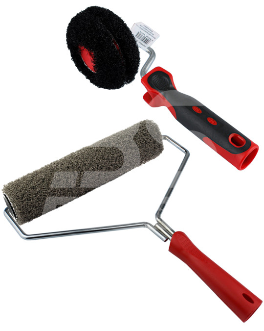 Set di rulli per stuccare e applicare il rivestimento di finitura Olejnik 2 pezzi (rullo 300 mm) foto