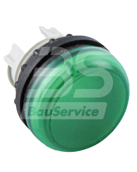 Signallampengehäuse grün Foto