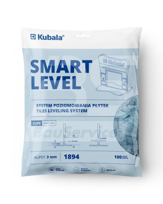 Clips (klemmen) 3,0 mm voor tegels SMART LEVER Kubala (pak. 100 stuks) foto