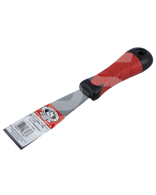 Spatola 40 mm manico in gomma in acciaio inox Olejnik foto