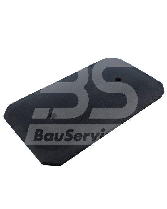 Junta de saída de argamassa Gummiplatte Putzmeister P13 350x200x16 mm foto