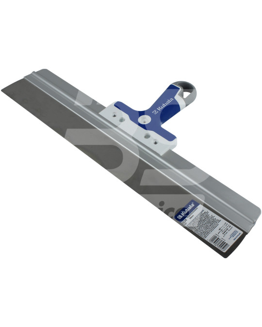 Шпатель 500 мм фасадный нержавеющая сталь ручка прорезиненная синяя Kubala (0534) фото