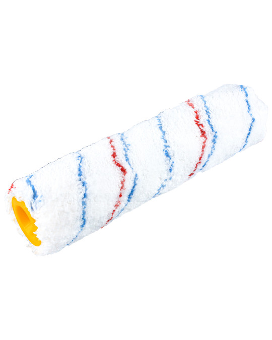 Валик малярний 50х240 мм під ручку 8 мм Antares Microfibre NEW (мікрофібра) жовто-синя фото