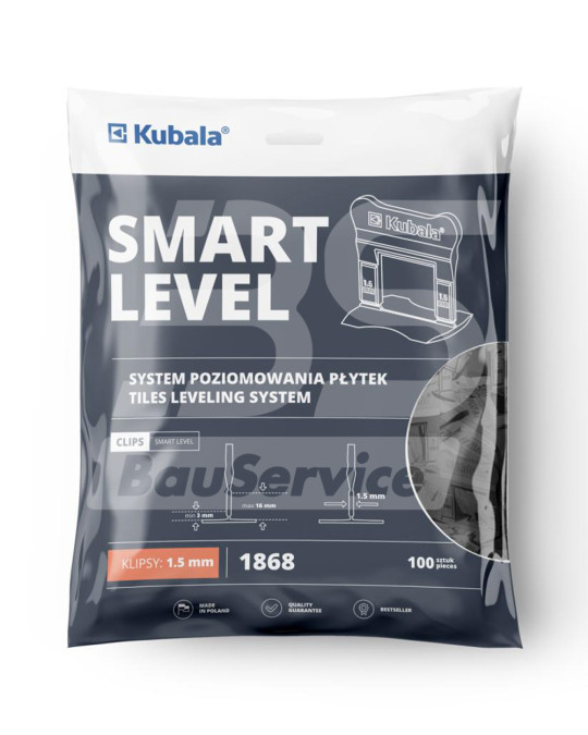 Clipes (grampos) 1,5 mm para ladrilhos SMART LEVER Kubala (embalagem 100 unid.) foto