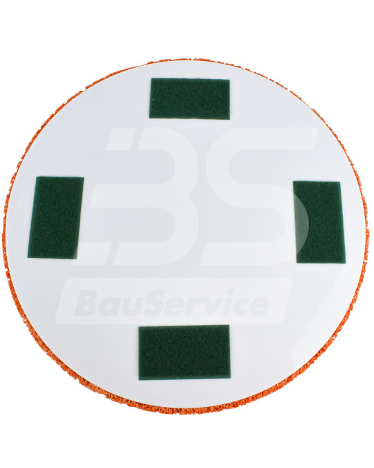 Scheibe (Kreis) für eine Kelle 400 mm (mit Klettverschluss auf Kunststoffbasis) orange Polen Foto