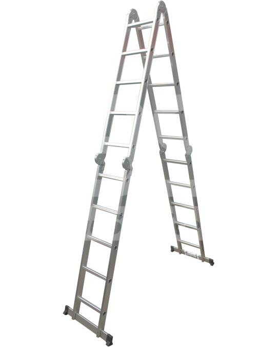 Aluminum transformer ladder 4x5 steps (105A) photo