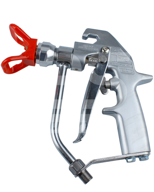 Airless-Spritzpistole GRACO Silver Plus Pistole, flacher Spitzenschutz, 4-Finger-Auslöser (analog) Foto