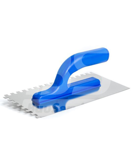 Тертка нержавіюча сталь 130х270 мм зуб 6х6 мм ручка пластмасова Kubala фото