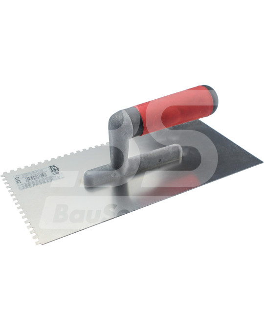 Тертка нержавіюча сталь 130х270 мм зуб 4х4 мм Master Line XL Kubala чорна ручка фото