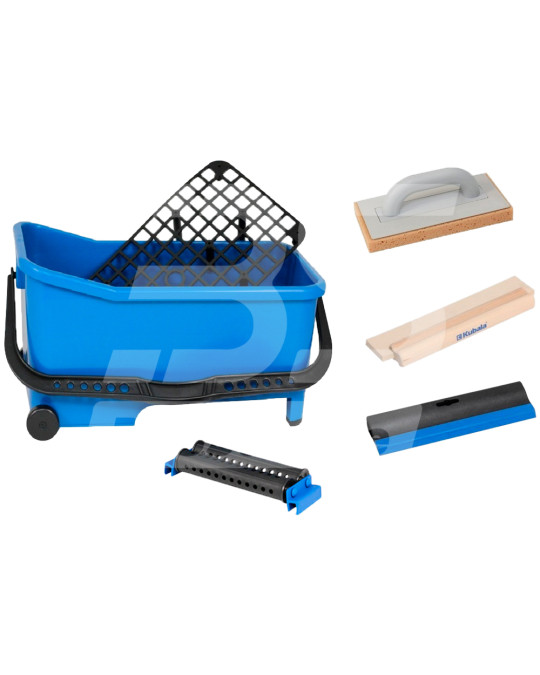 Balde ladrilhador de plástico 16 l (conjunto nº 5) Kubala ECO foto