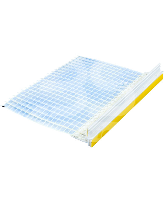 Raamprofiel OFITEX 3 m met gestikt gaas (6/6/3) (5 mm plakstrip) foto