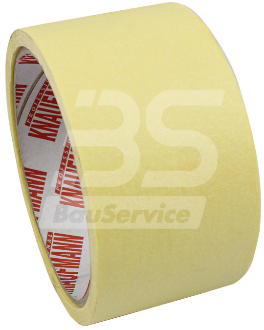 Стрічка малярна 48 мм х 20 м жовта Knaufmann фото