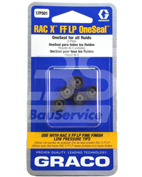 Guarnizione di tenuta ugello GRACO FF LP (per materiali a emulsione acquosa) 1 pezzo Originale foto